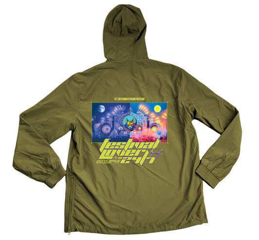 Windbreaker Olivgrün