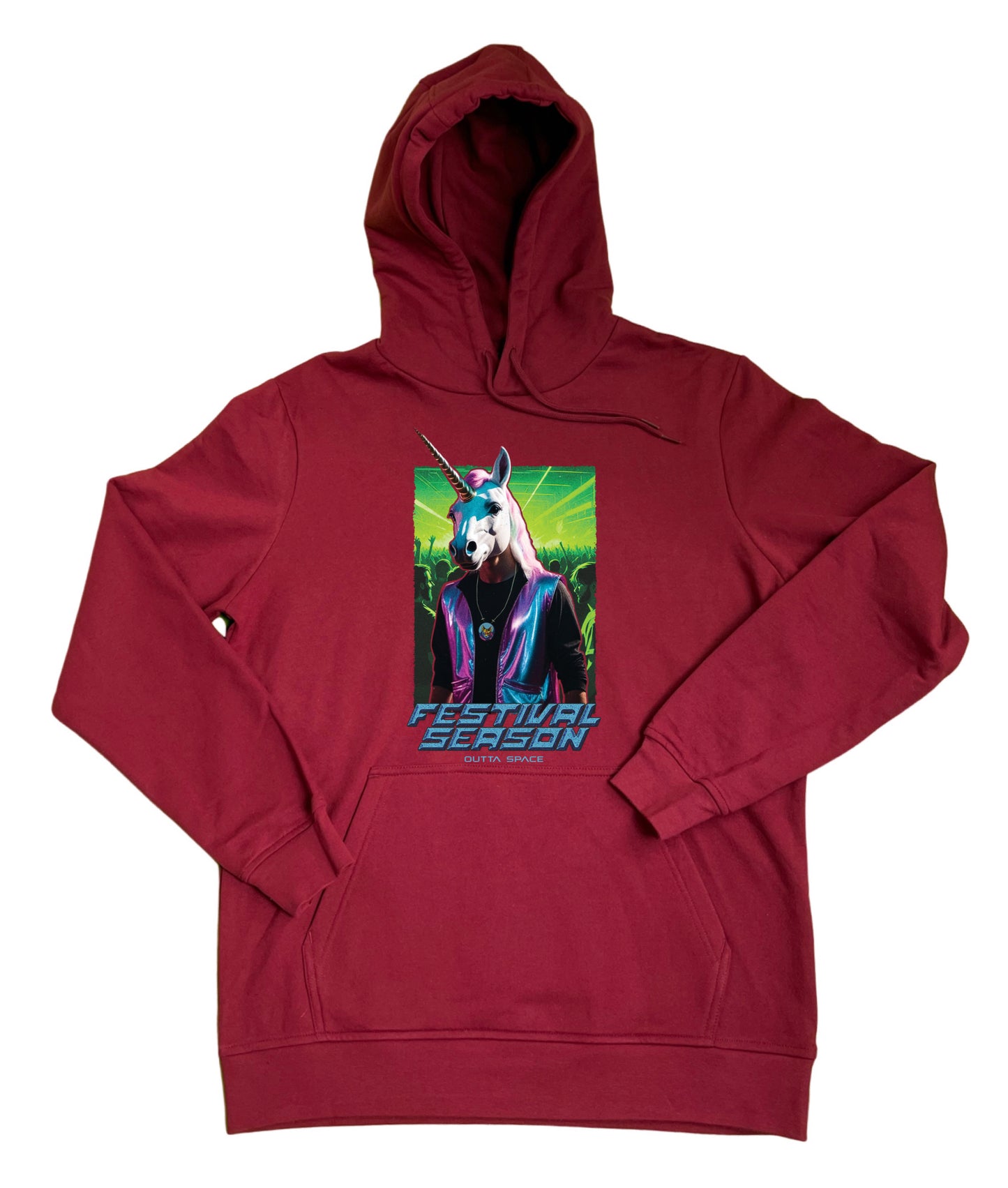 Unisex Hoodie Burgundy