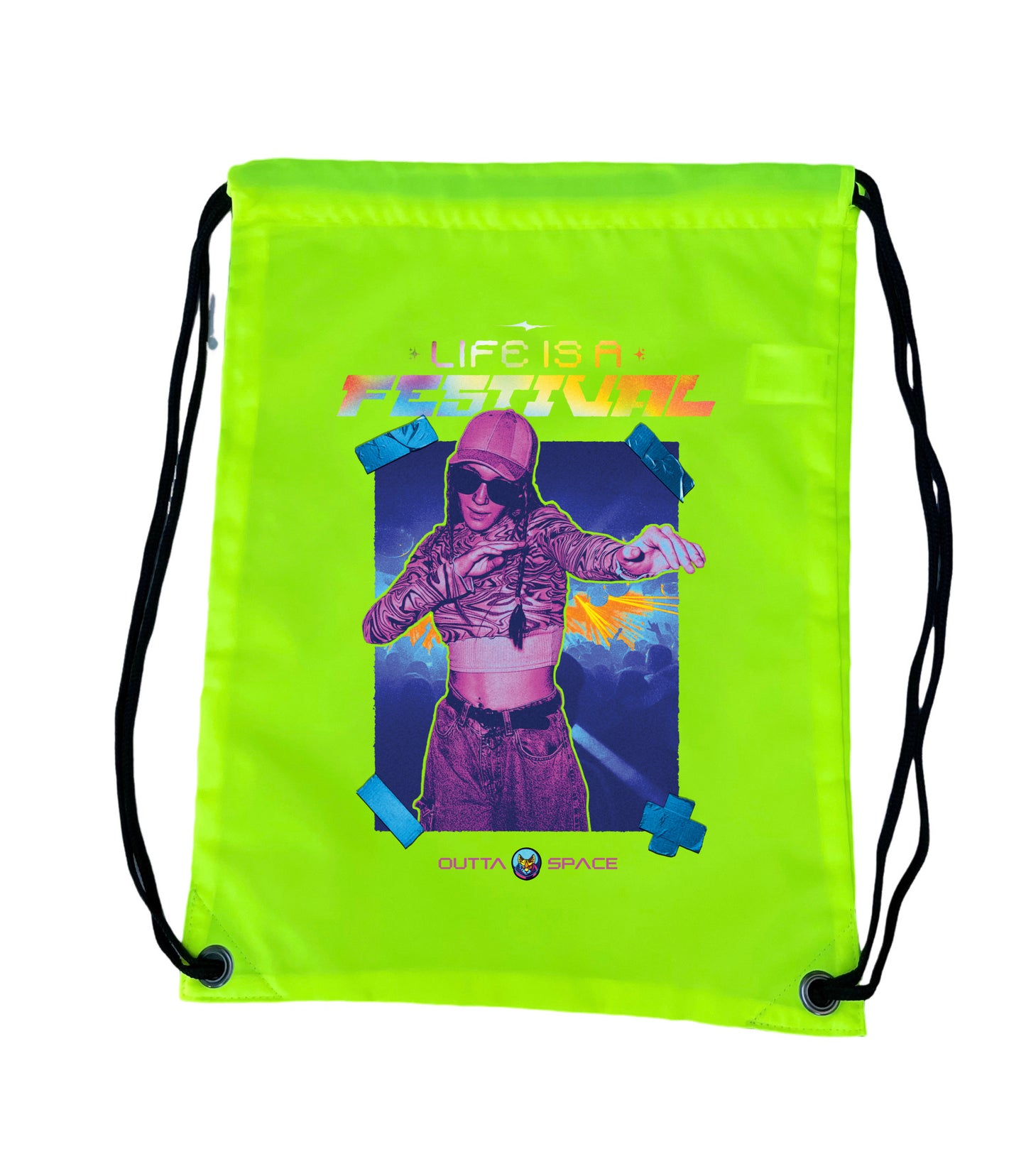 Festival-Bag Fluorescent Yellow