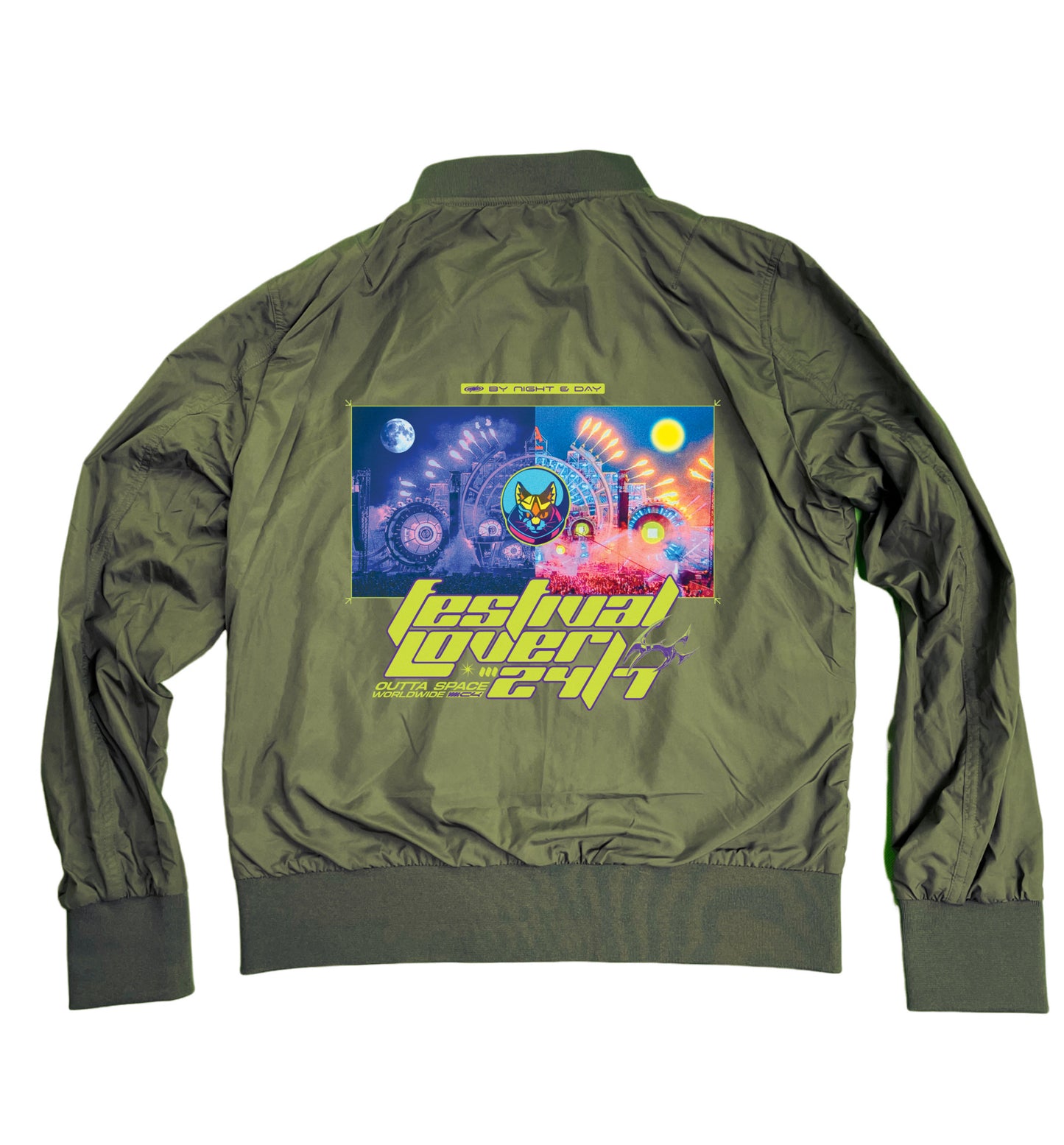 Bomber Jacke Oliv