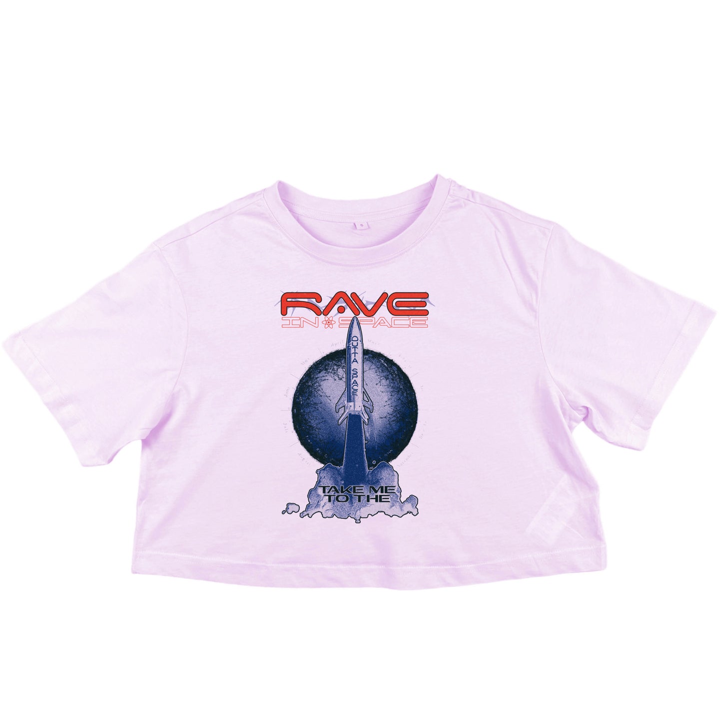 Oversized Crop-Top Soft Lilac