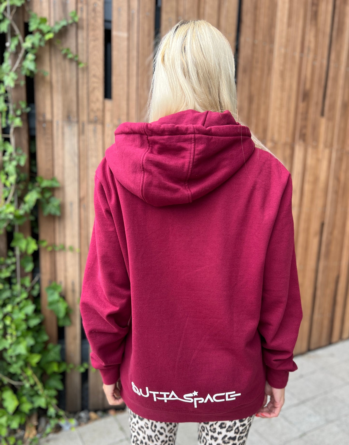 Unisex Hoodie Burgundy